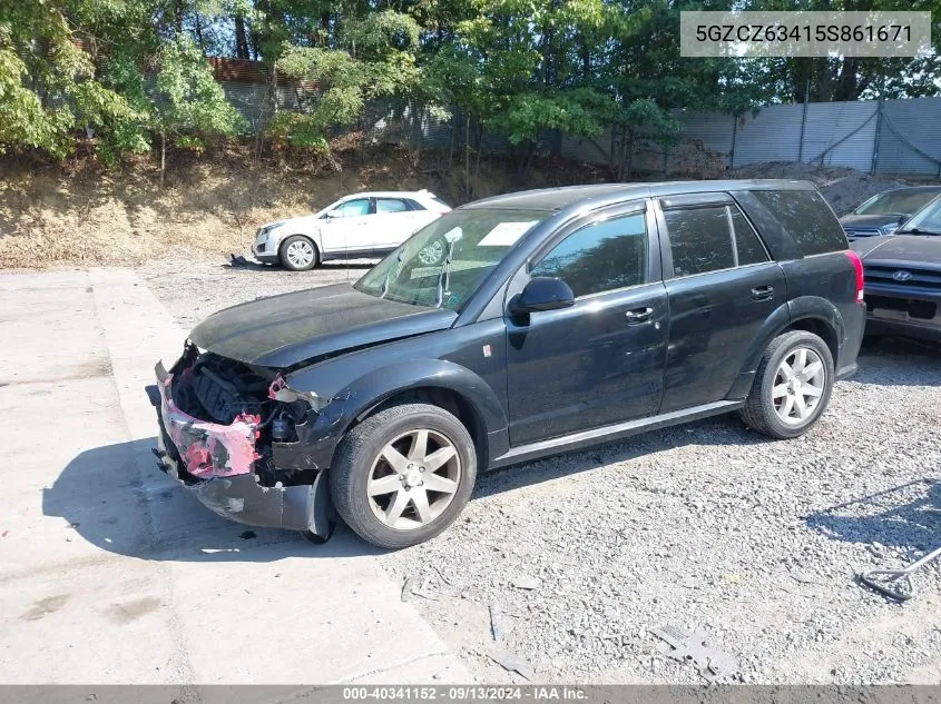 2005 Saturn Vue VIN: 5GZCZ63415S861671 Lot: 40341152