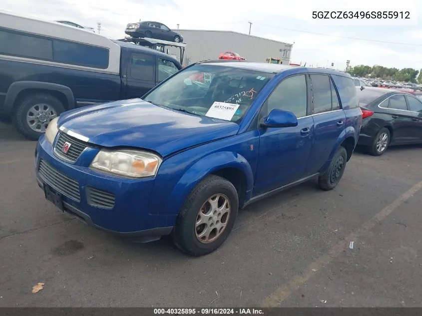 2006 Saturn Vue V6 VIN: 5GZCZ63496S855912 Lot: 40325895