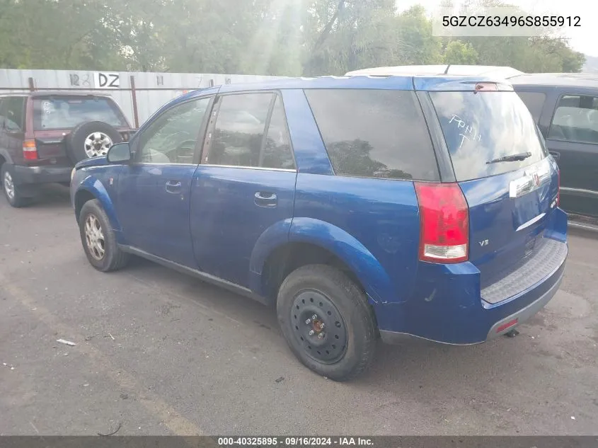 2006 Saturn Vue V6 VIN: 5GZCZ63496S855912 Lot: 40325895