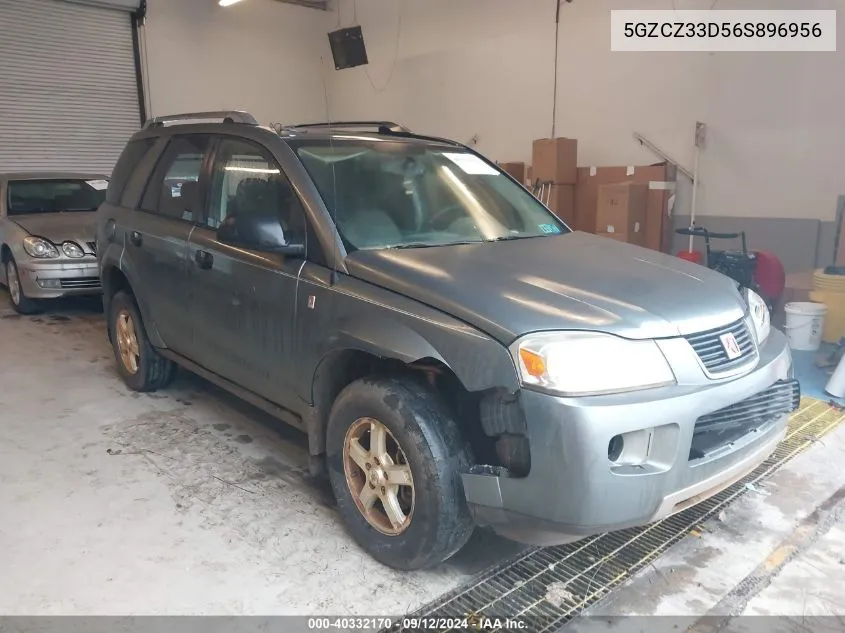 2006 Saturn Vue 4 Cyl VIN: 5GZCZ33D56S896956 Lot: 40332170