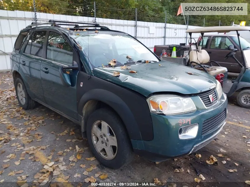 2006 Saturn Vue VIN: 5GZCZ63486S823744 Lot: 40338274