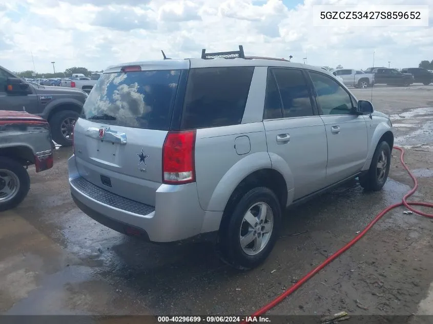 2007 Saturn Vue V6 VIN: 5GZCZ53427S859652 Lot: 40296699