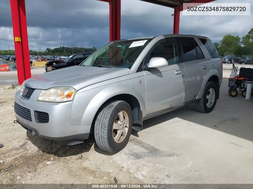 2007 Saturn Vue V6 VIN: 5GZCZ53487S829720 Lot: 40331938