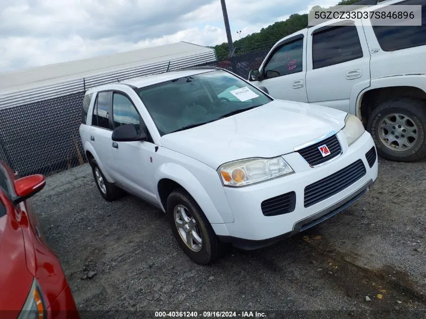 2007 Saturn Vue 4 Cyl VIN: 5GZCZ33D37S846896 Lot: 40361240