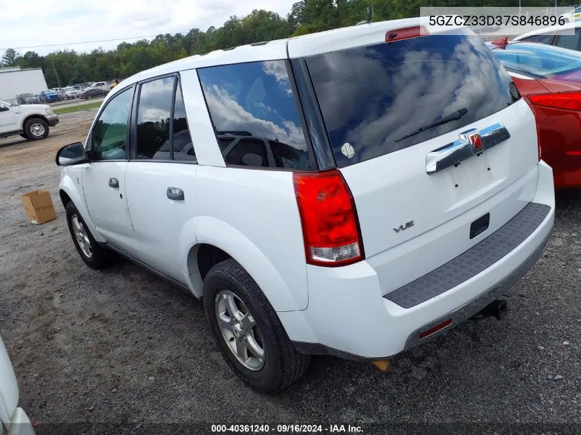 2007 Saturn Vue 4 Cyl VIN: 5GZCZ33D37S846896 Lot: 40361240