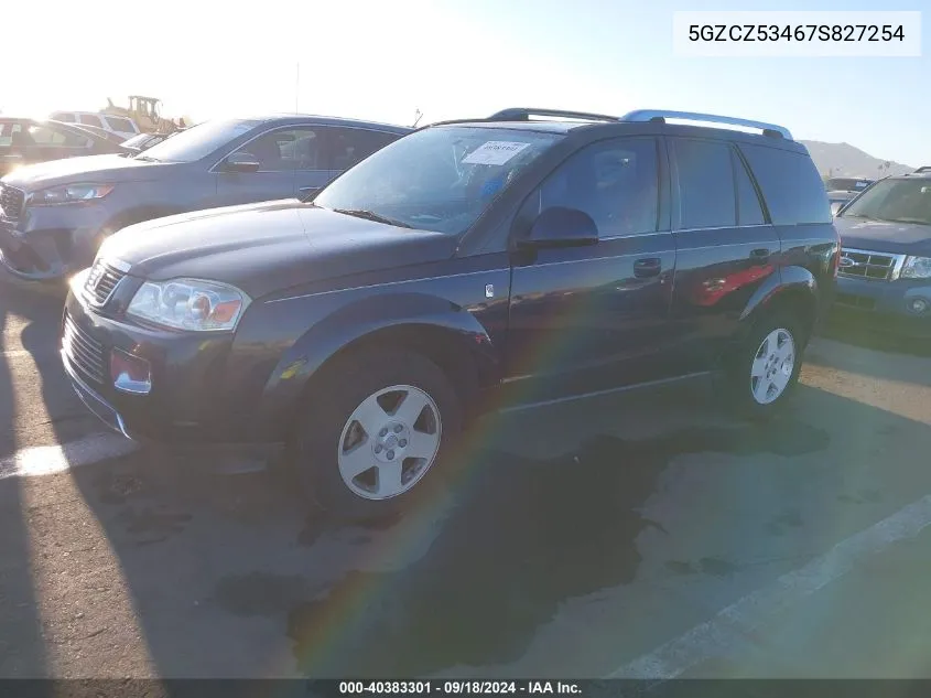 2007 Saturn Vue V6 VIN: 5GZCZ53467S827254 Lot: 40383301