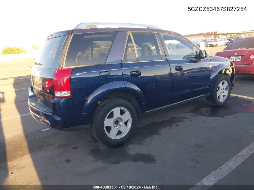 2007 Saturn Vue V6 VIN: 5GZCZ53467S827254 Lot: 40383301