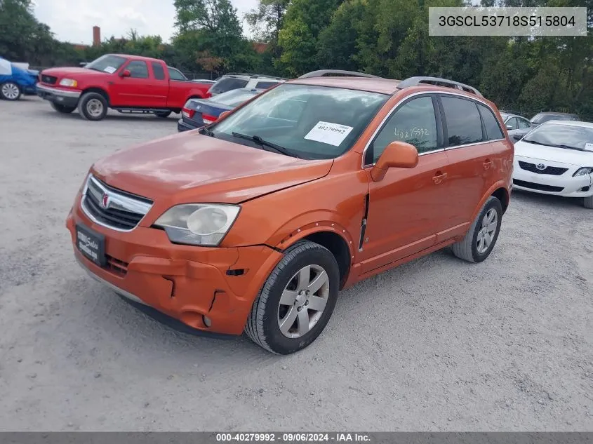 3GSCL53718S515804 2008 Saturn Vue V6 Xr