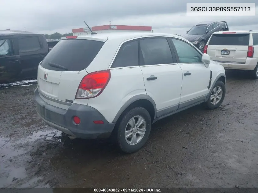 2009 Saturn Vue 4-Cyl Xe VIN: 3GSCL33P09S557113 Lot: 40343832