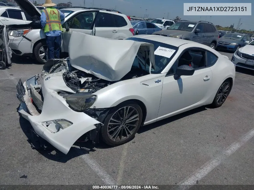 2013 Scion Fr-S VIN: JF1ZNAA1XD2723151 Lot: 40036777