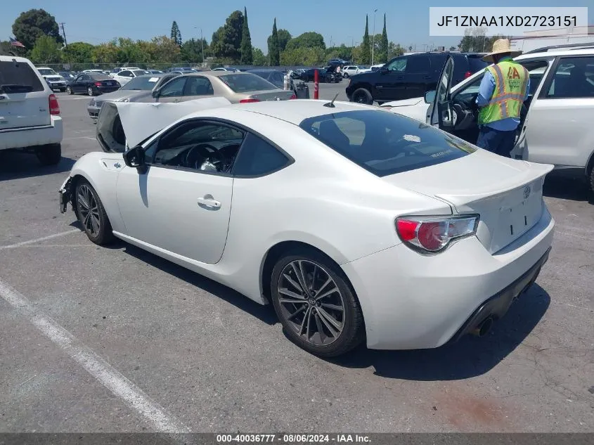 2013 Scion Fr-S VIN: JF1ZNAA1XD2723151 Lot: 40036777