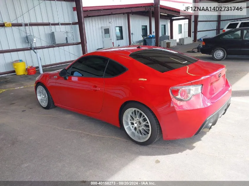 2013 Scion Fr-S 10 Series VIN: JF1ZNAA14D2731746 Lot: 40158273