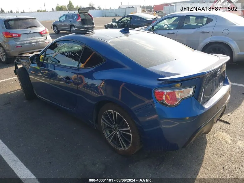 2015 Scion Fr-S VIN: JF1ZNAA18F8711502 Lot: 40031101