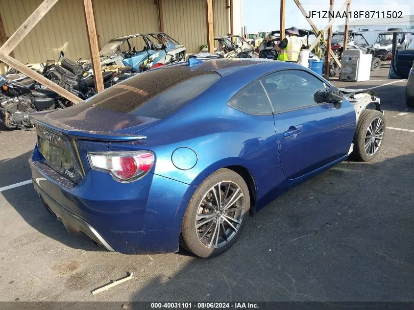 2015 Scion Fr-S VIN: JF1ZNAA18F8711502 Lot: 40031101