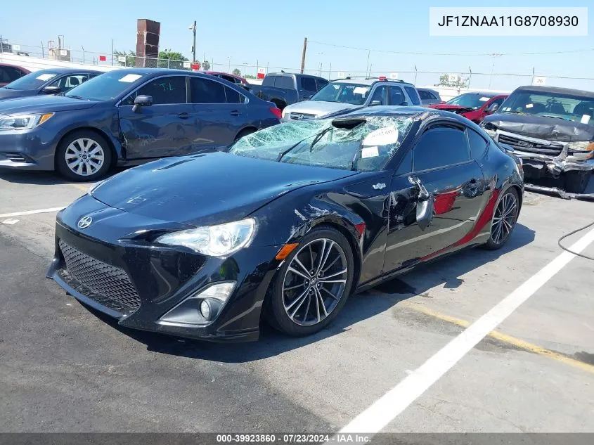 2016 Scion Fr-S VIN: JF1ZNAA11G8708930 Lot: 39923860