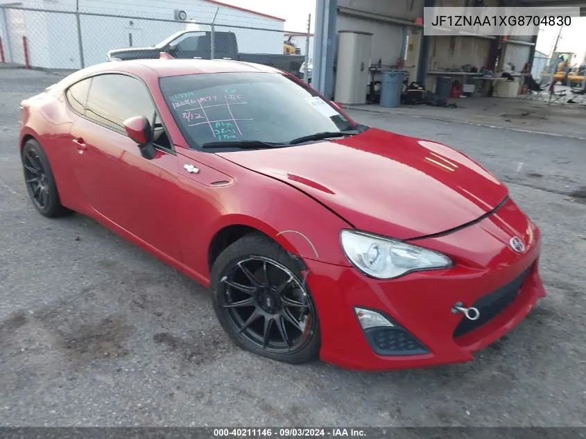 2016 Scion Fr-S VIN: JF1ZNAA1XG8704830 Lot: 40211146