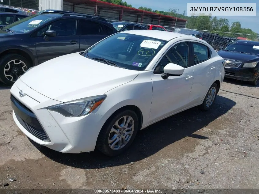 2016 Scion Ia VIN: 3MYDLBZV9GY108556 Lot: 39573483