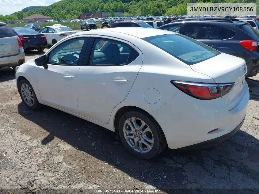 2016 Scion Ia VIN: 3MYDLBZV9GY108556 Lot: 39573483