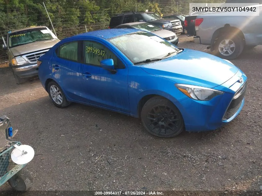 3MYDLBZV5GY104942 2016 Scion Ia