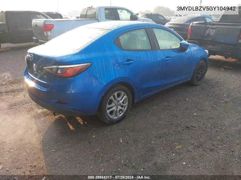 3MYDLBZV5GY104942 2016 Scion Ia