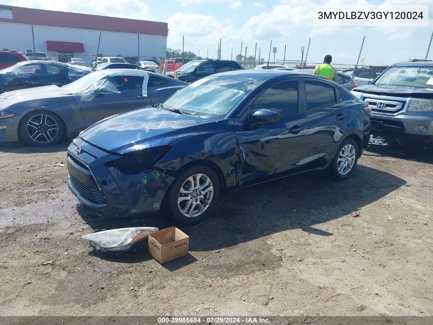 3MYDLBZV3GY120024 2016 Scion Ia