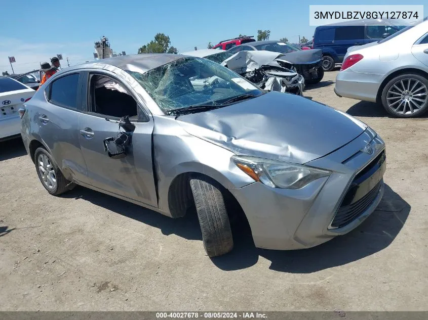 2016 Scion Ia VIN: 3MYDLBZV8GY127874 Lot: 40027678