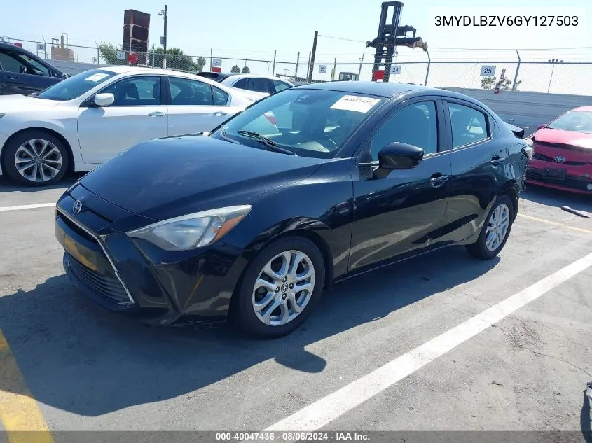 2016 Scion Ia VIN: 3MYDLBZV6GY127503 Lot: 40047436