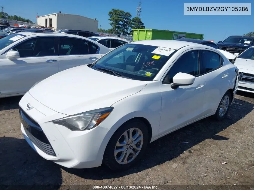 3MYDLBZV2GY105286 2016 Scion Ia