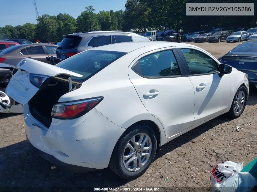 3MYDLBZV2GY105286 2016 Scion Ia