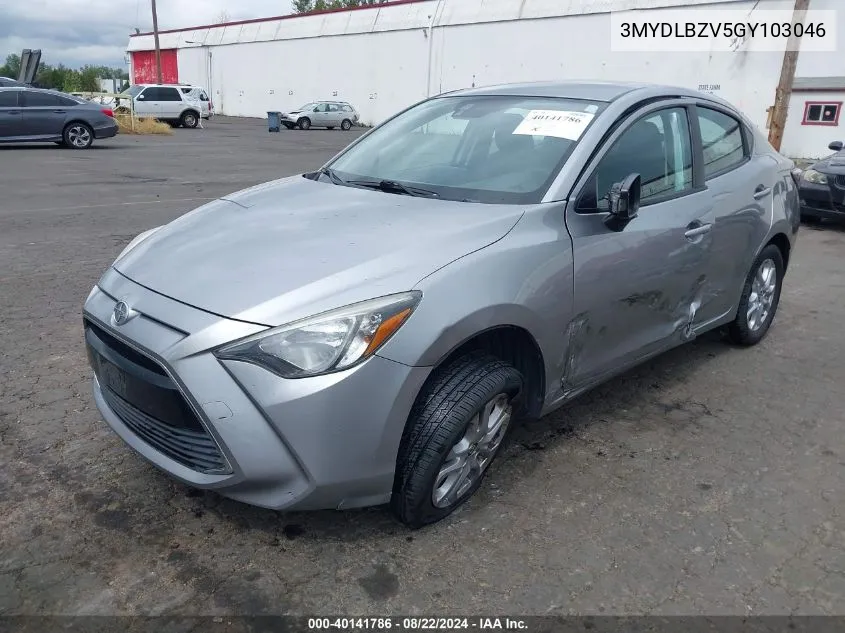 2016 Scion Ia VIN: 3MYDLBZV5GY103046 Lot: 40141786