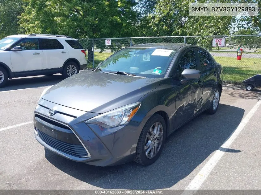 2016 Scion Ia VIN: 3MYDLBZV8GY129883 Lot: 40162883