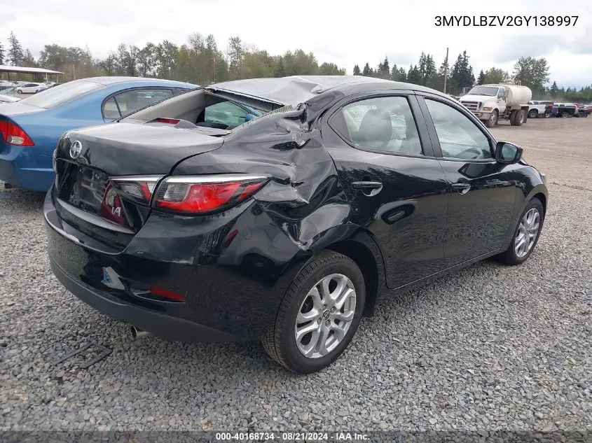 3MYDLBZV2GY138997 2016 Scion Ia