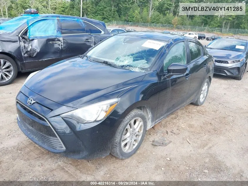 2016 Scion Ia VIN: 3MYDLBZV4GY141285 Lot: 40216314