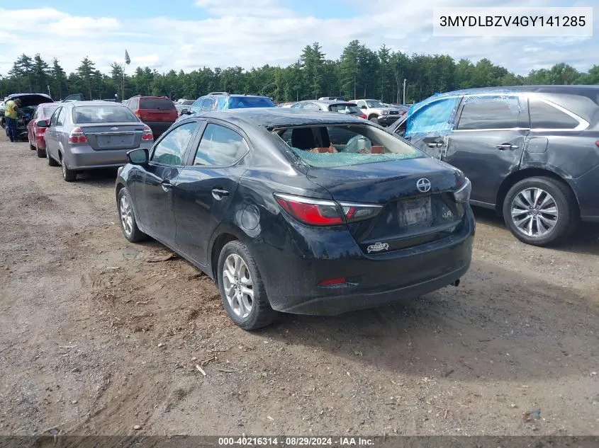 2016 Scion Ia VIN: 3MYDLBZV4GY141285 Lot: 40216314