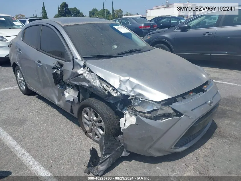 2016 Scion Ia VIN: 3MYDLBZV9GY102241 Lot: 40225763