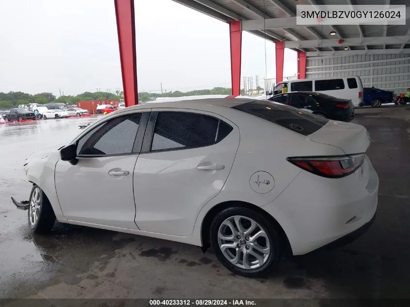 3MYDLBZV0GY126024 2016 Scion Ia