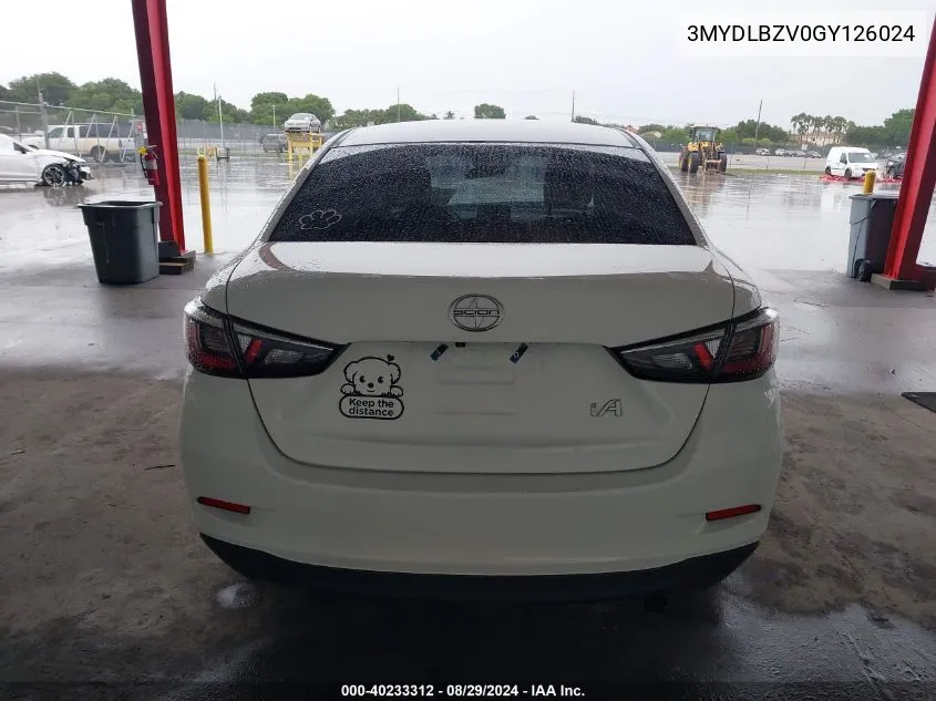 3MYDLBZV0GY126024 2016 Scion Ia