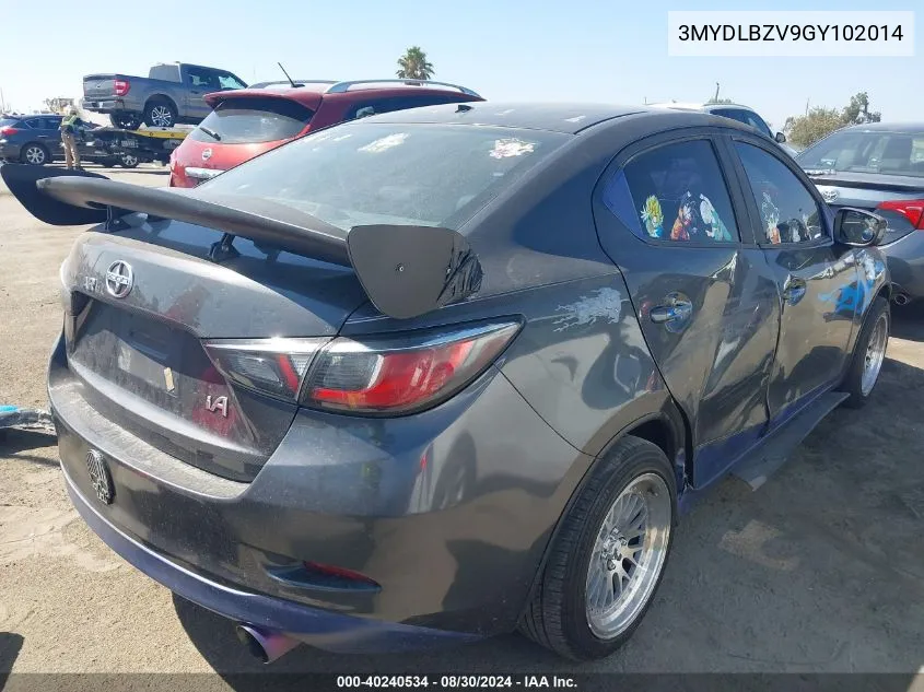 3MYDLBZV9GY102014 2016 Scion Ia