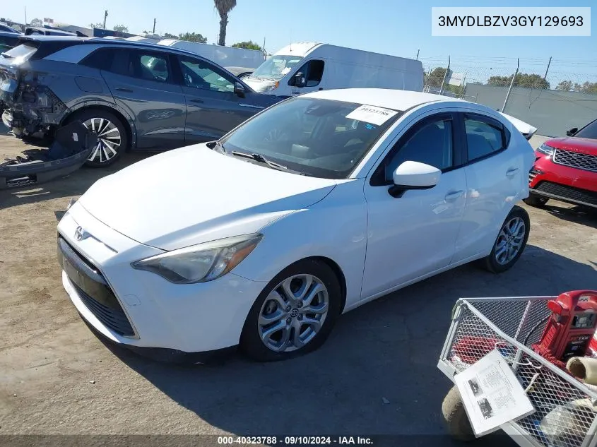 3MYDLBZV3GY129693 2016 Scion Ia