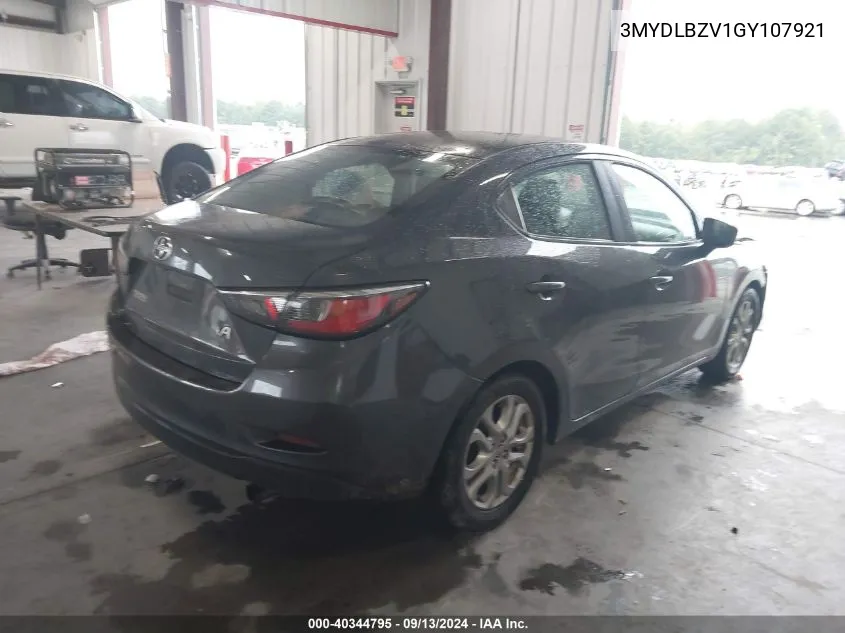 2016 Scion Ia VIN: 3MYDLBZV1GY107921 Lot: 40344795