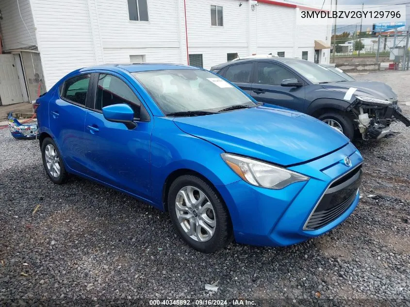 2016 Scion Ia VIN: 3MYDLBZV2GY129796 Lot: 40345892