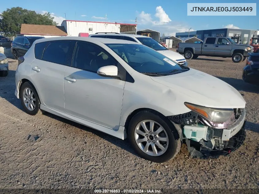 JTNKARJE0GJ503449 2016 Scion Im