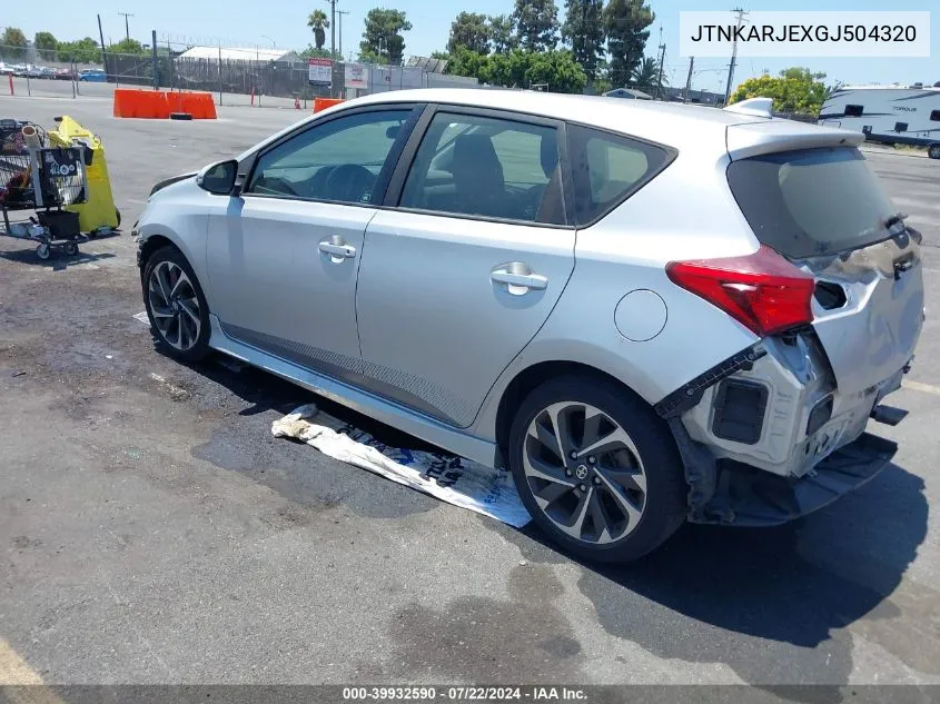 JTNKARJEXGJ504320 2016 Scion Im