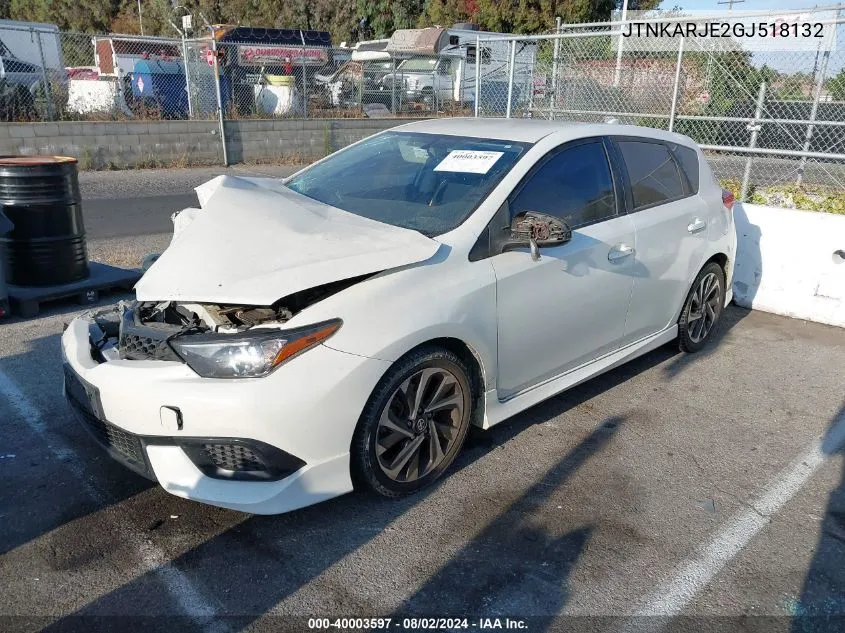 2016 Scion Im VIN: JTNKARJE2GJ518132 Lot: 40003597