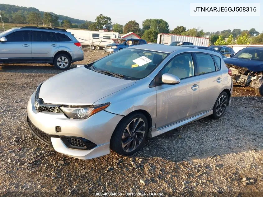 JTNKARJE6GJ508316 2016 Scion Im