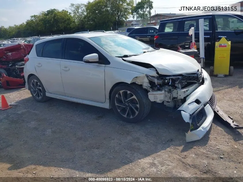 2016 Scion Im VIN: JTNKARJE0GJ513155 Lot: 40095923