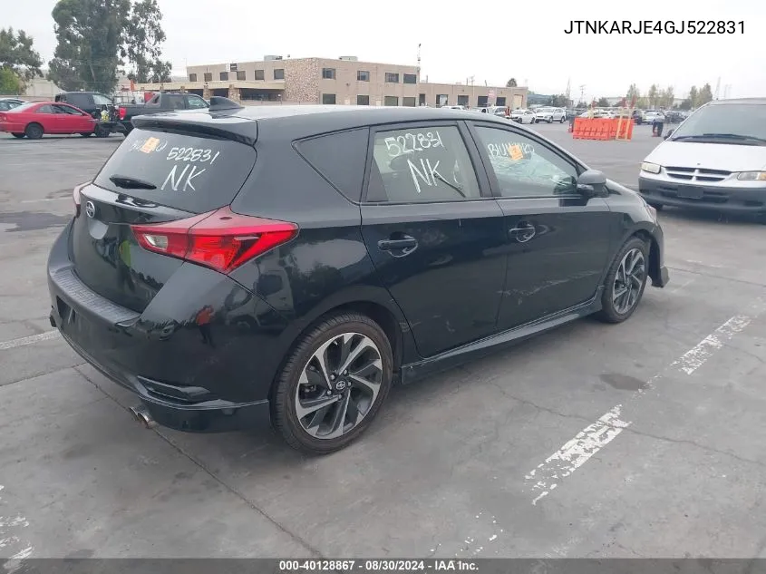 JTNKARJE4GJ522831 2016 Scion Im