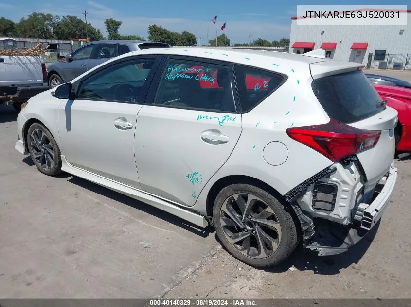 JTNKARJE6GJ520031 2016 Scion Im