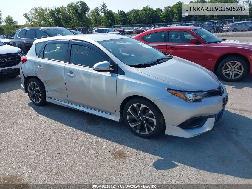 2016 Scion Im VIN: JTNKARJE9GJ505247 Lot: 40238121