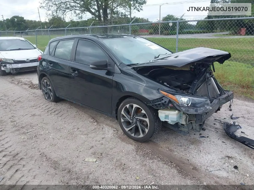 2016 Scion Im VIN: JTNKARJE0GJ519070 Lot: 40320062